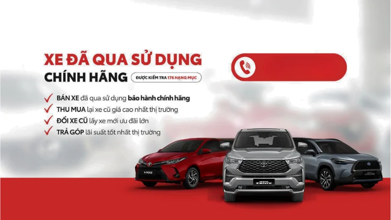 Doi xe cu lay Innova Cross gia tot nhat tai Ha Noi