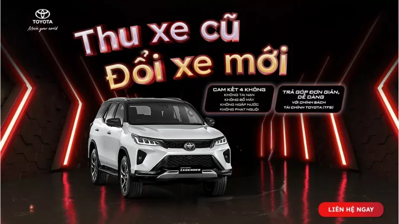Quy trinh dinh gia xe cu chuyen nghiep tai Toyota Thanh Xuan
