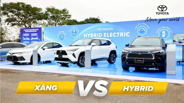 so sánh công nghệ hybrid và động cơ xăng toyota