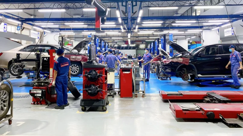 Bảo dưỡng Toyota Veloz Cross tại đại lý chính hãng Toyota Thanh Xuân