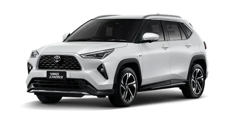 Toyota Yaris Cross HEV trang ngoc trai