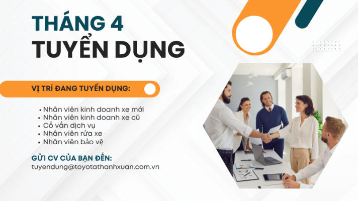 tuyen dung toyota thanh xuan
