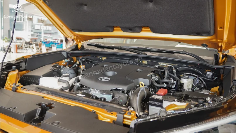 Động cơ 2.8L và hệ dẫn động 4×4 của Toyota Hilux