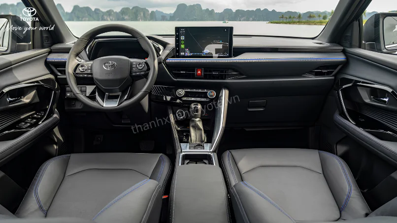Nội thất và vô lăng xe Toyota Yaris Cross 2026