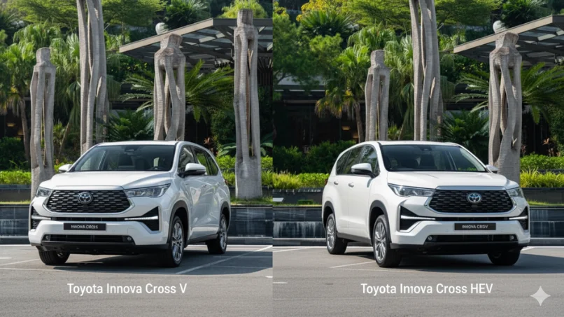 Bảng giá niêm yết Toyota Innova Cross Hybrid và các phiên bản xăng