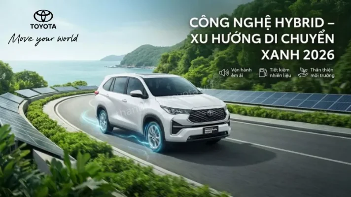 Ngoại thất xe Toyota Innova Cross 2026 thiết kế SUV hiện đại tại Toyota Thanh Xuân