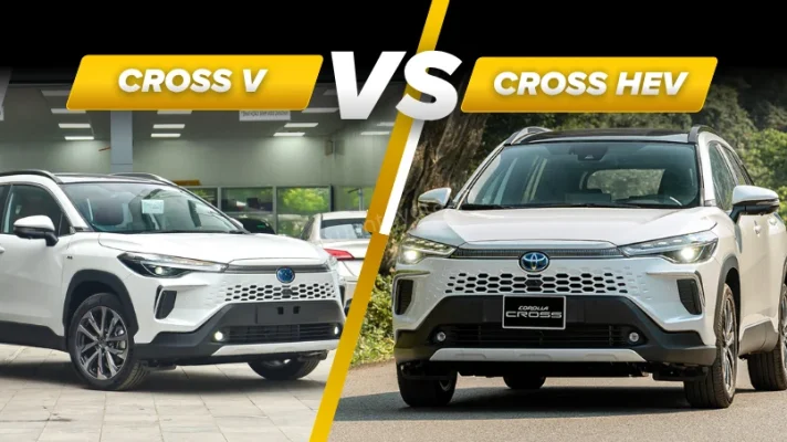 So sánh Corolla Cross V và HEV tiết kiệm xăng giá tốt nhất