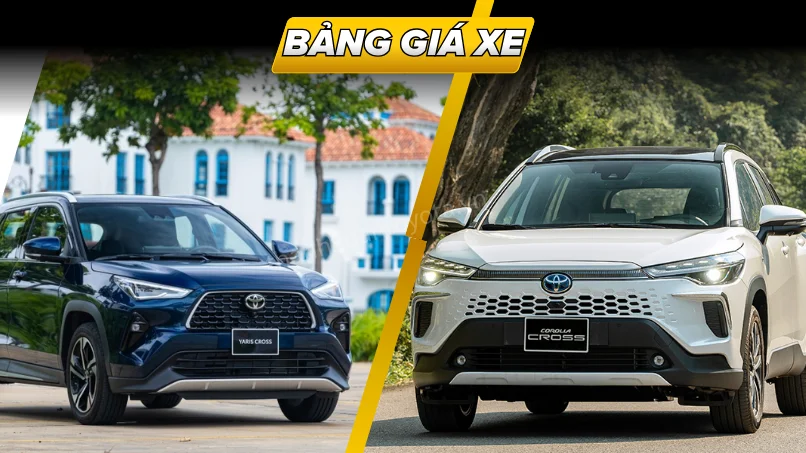 Bảng giá xe Toyota trang bị TSS 2.0 và TSS 3.0 tại Việt Nam