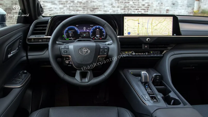 Noi that sang trong cua xe doanh nhan Toyota Camry