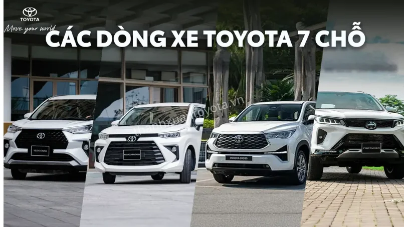 So sánh xe 7 chỗ MPV và SUV Toyota