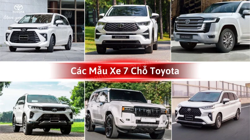 Tiêu chí chọn xe 7 chỗ Toyota cho gia đình ở Hà Nội