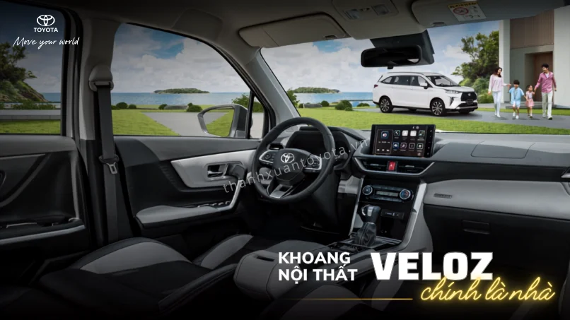 Không gian nội thất Toyota Veloz Cross