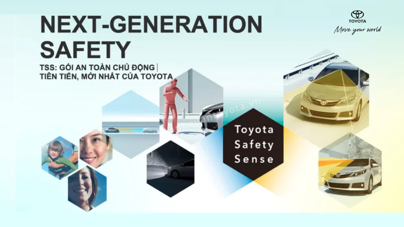 Toyota Safety Sense nổi bật trên Toyota Yaris Cross