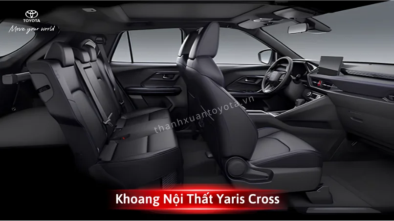 Khoang lái Toyota Yaris Cross