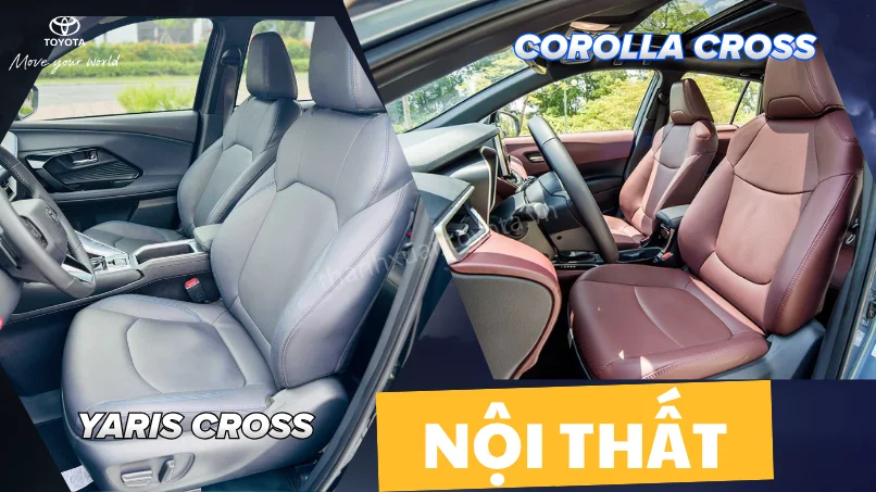 Nội thất Toyota Yaris Cross tiện nghi
