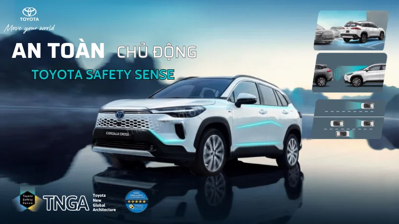 Công nghệ an toàn Toyota Safety Sense trên Yaris Cross và Corolla Cross