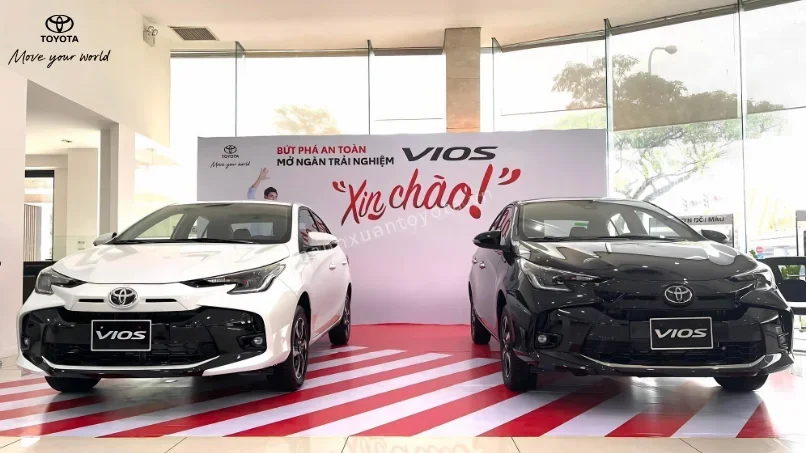 Showroom Toyota Thanh Xuân Hà Nội sẵn hàng giao ngay nhiều dòng xe Vios 2026