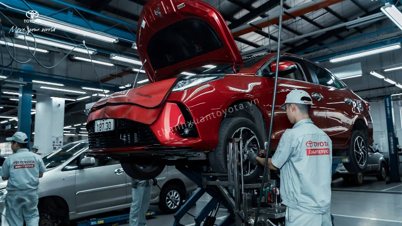 Sổ tay hướng dẫn và kiểm tra lịch sử bảo dưỡng xe toyota định kỳ chính hãng